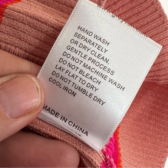 Grey/Ven x Revolve Gemma Ribbed Cardigan in Bayaderre Stripe - Picture 13 of 13